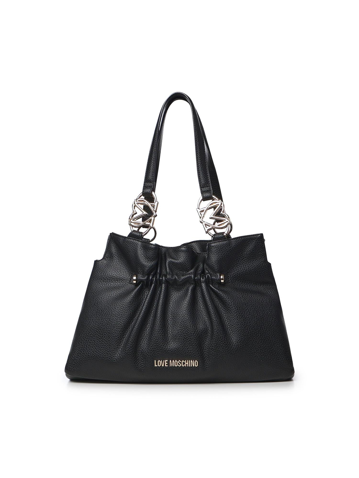 Borsa a spalla con logo JC4009PP1OLB0 000 LOVE MOSCHINO 