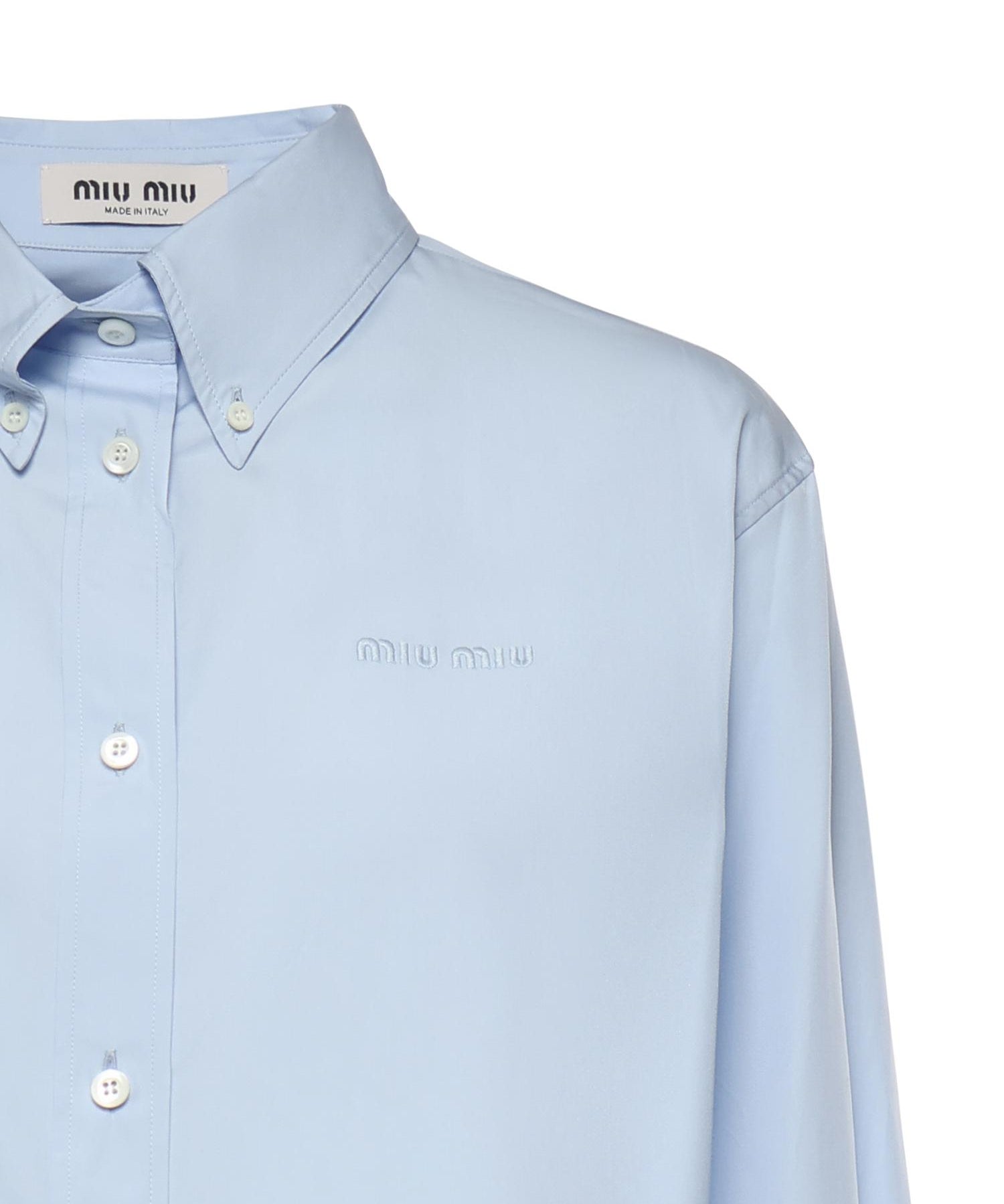 Camicia in popeline MK1693 19SEF0013 MIU MIU 
