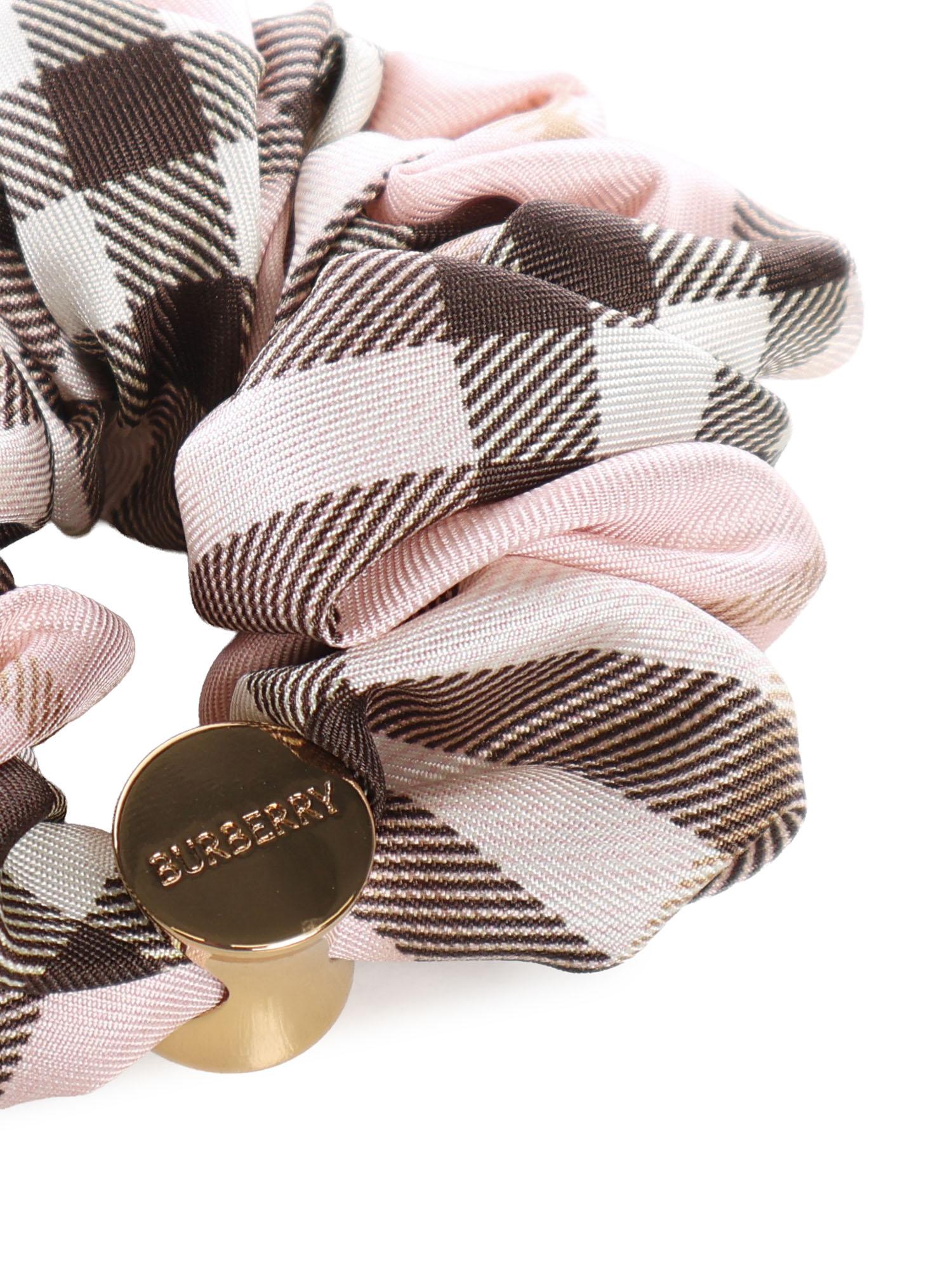 Scrunchie in seta Check 8119727 C2902 BURBERRY 
