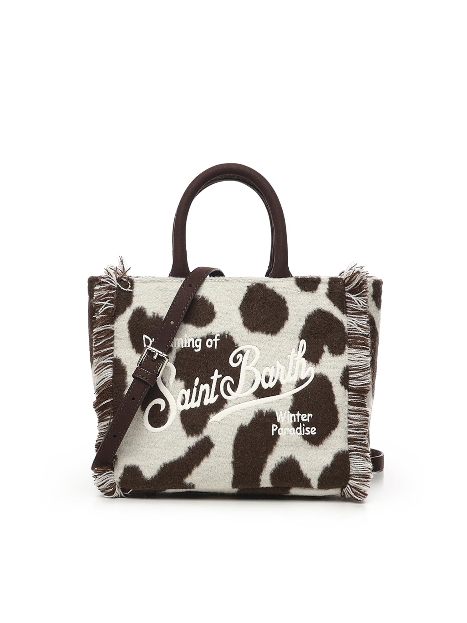 Borsa a mano Vanity Mini Felt in misto lana VAMI024 01434I MC2 SAINT BARTH 