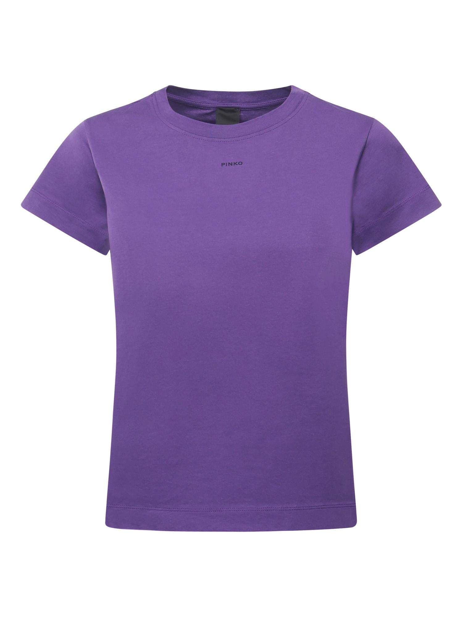 T-shirt con stampa logo 100373 A2REW79 PINKO 