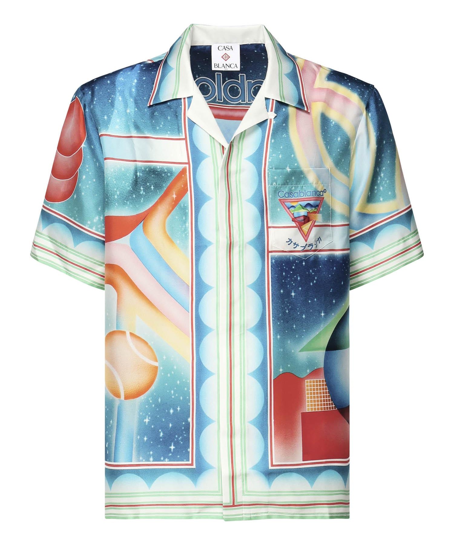 Camicia Casa Way in seta MPF25SH00301  CASABLANCA 
