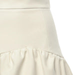 Minigonna con balza 105767 A2QVZ00 PINKO 