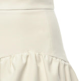 Minigonna con balza 105767 A2QVZ00 PINKO 