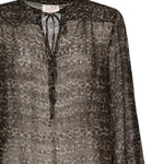 Blusa Harper in seta con stampa animalier HRP001 03047H MC2 SAINT BARTH 