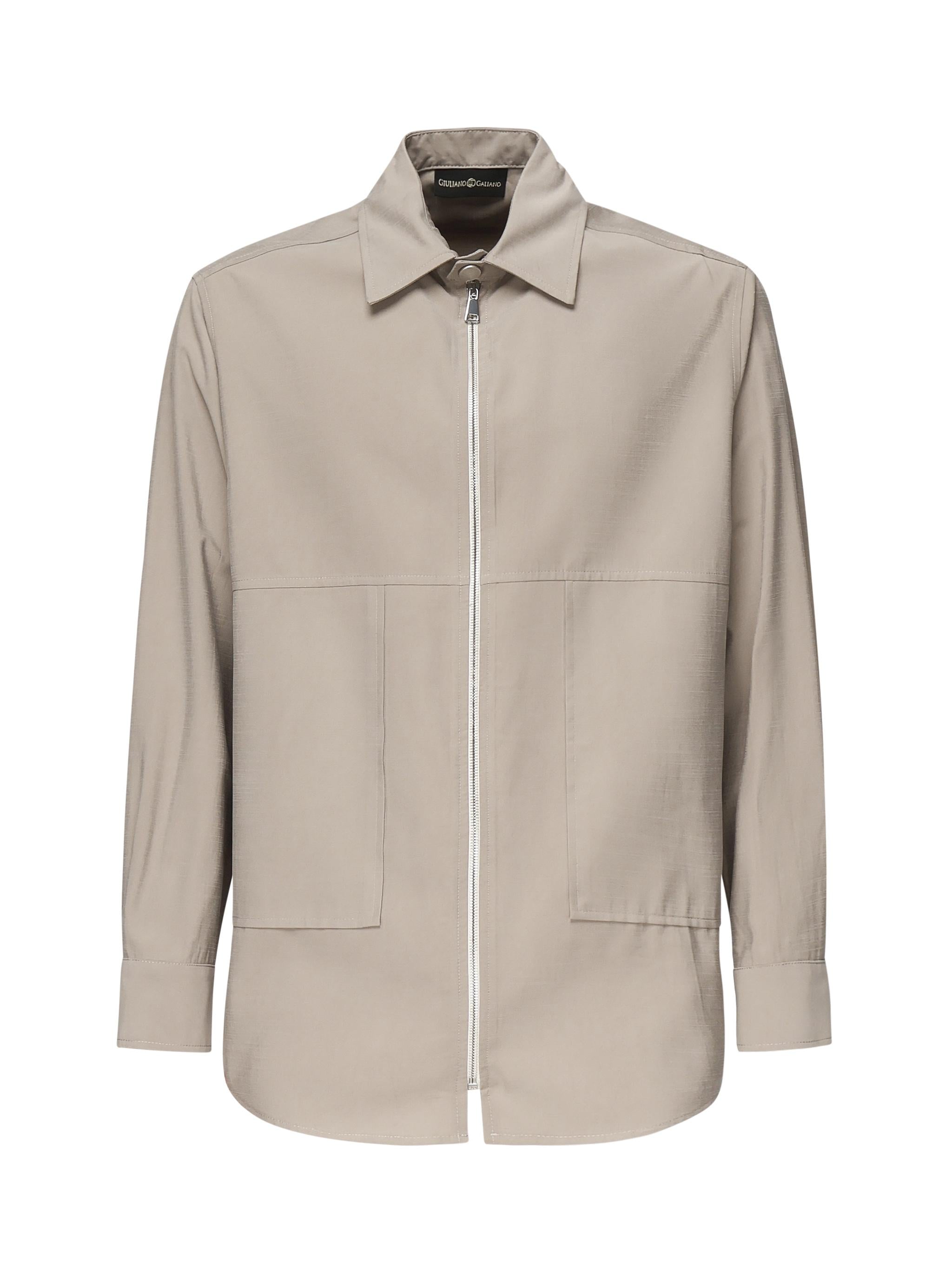 Camicia Horse con zip HORSE BEIGE GIULIANO GALIANO 