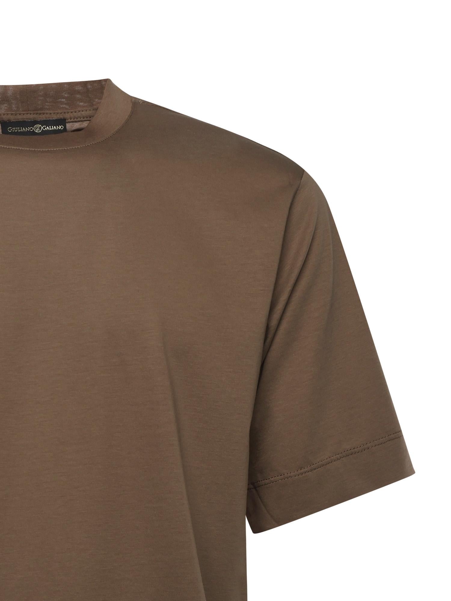 T-shirt Aigue in cotone AIGUE MUD GIULIANO GALIANO 