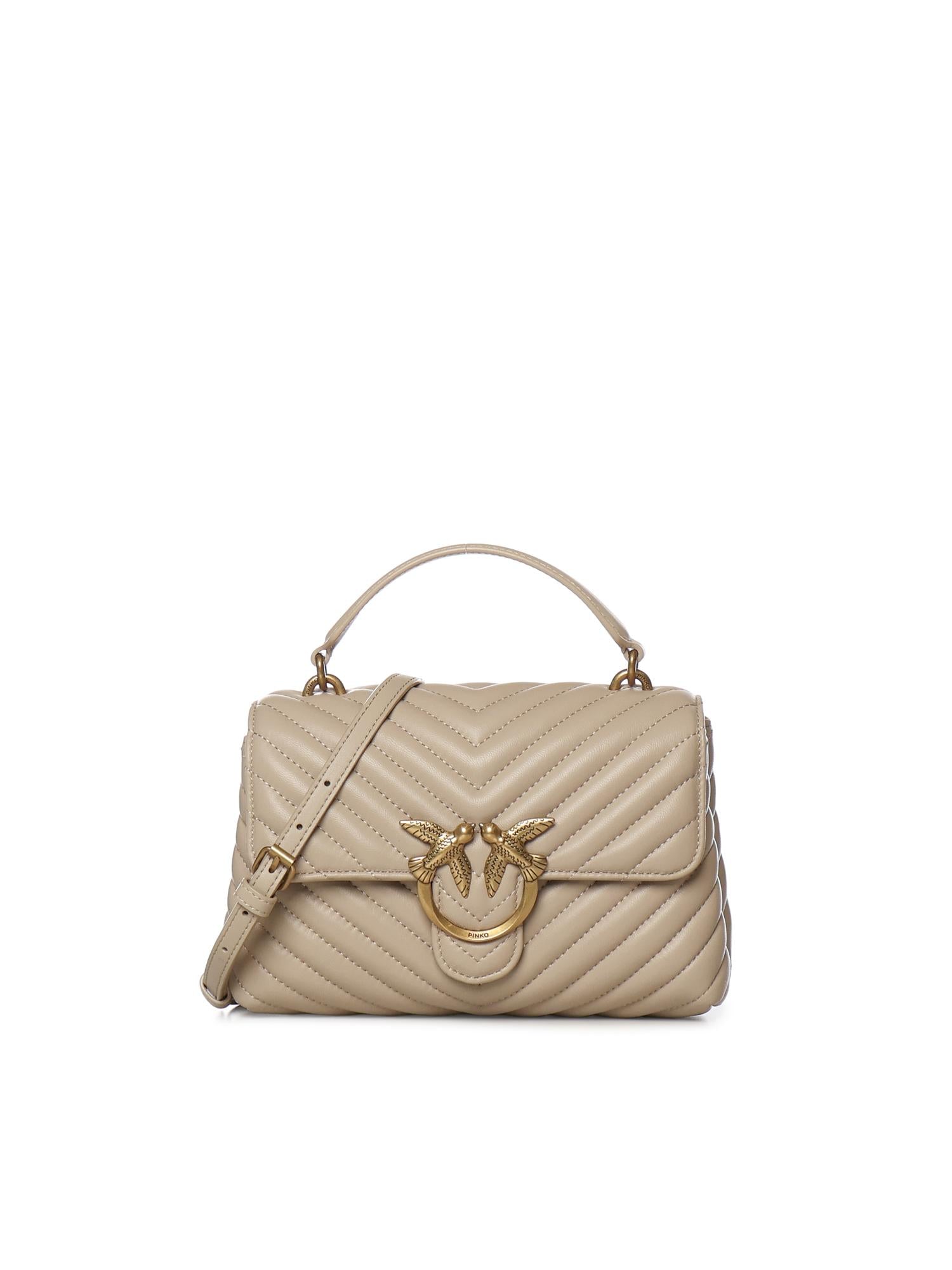 Borsa piccola a mano Lady Love Bag Puff Chevron 100044 A0GKC50Q PINKO 