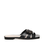 Ciabattine in nappa con logo uccellini SD0313 P003Z99 PINKO 