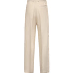 Pantaloni sartoriali gessati in misto viscosa e lino AMBMPA1043 271 AMIRI 