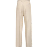 Pantaloni sartoriali gessati in misto viscosa e lino AMBMPA1043 271 AMIRI 