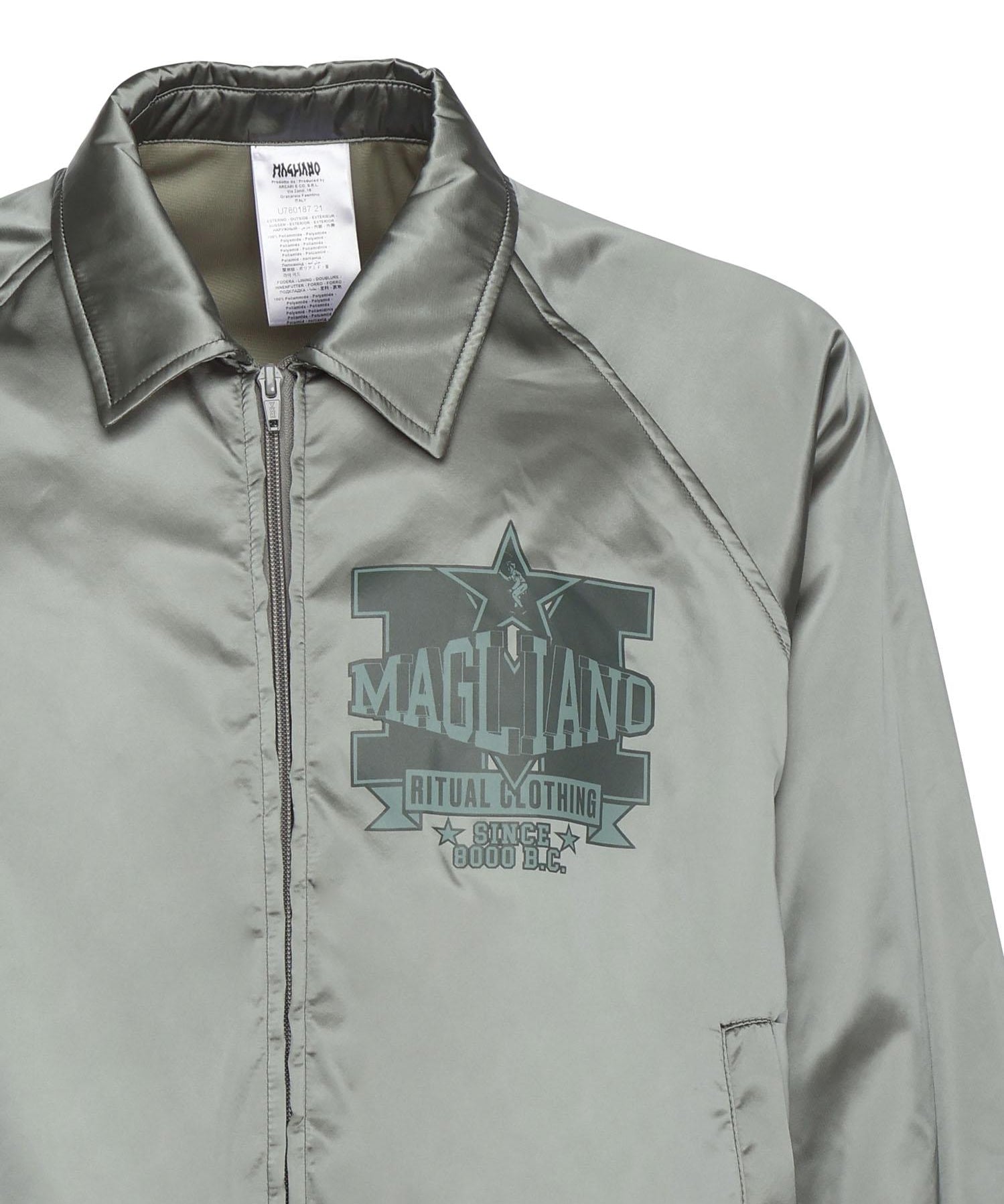 Giacca con zip e logo MGFW25JA01197 3248 MAGLIANO 