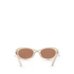 Occhiali da sole con logo MU06ZS 21D90Q50 MIU MIU 