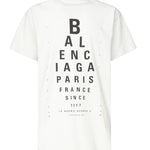 T-shirt Optical oversize 811688 TRVU69081 BALENCIAGA 