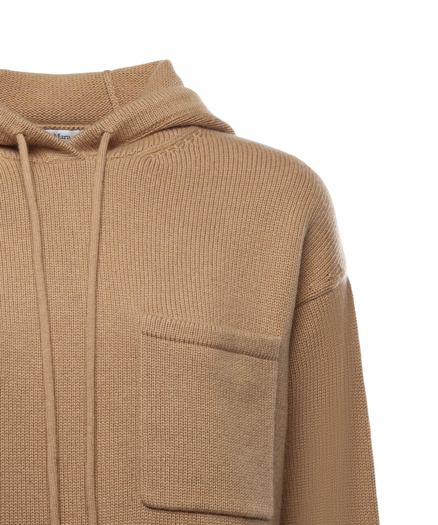 Felpa con cappuccio in lana e cashmere 2521366132600 005 MAX MARA 