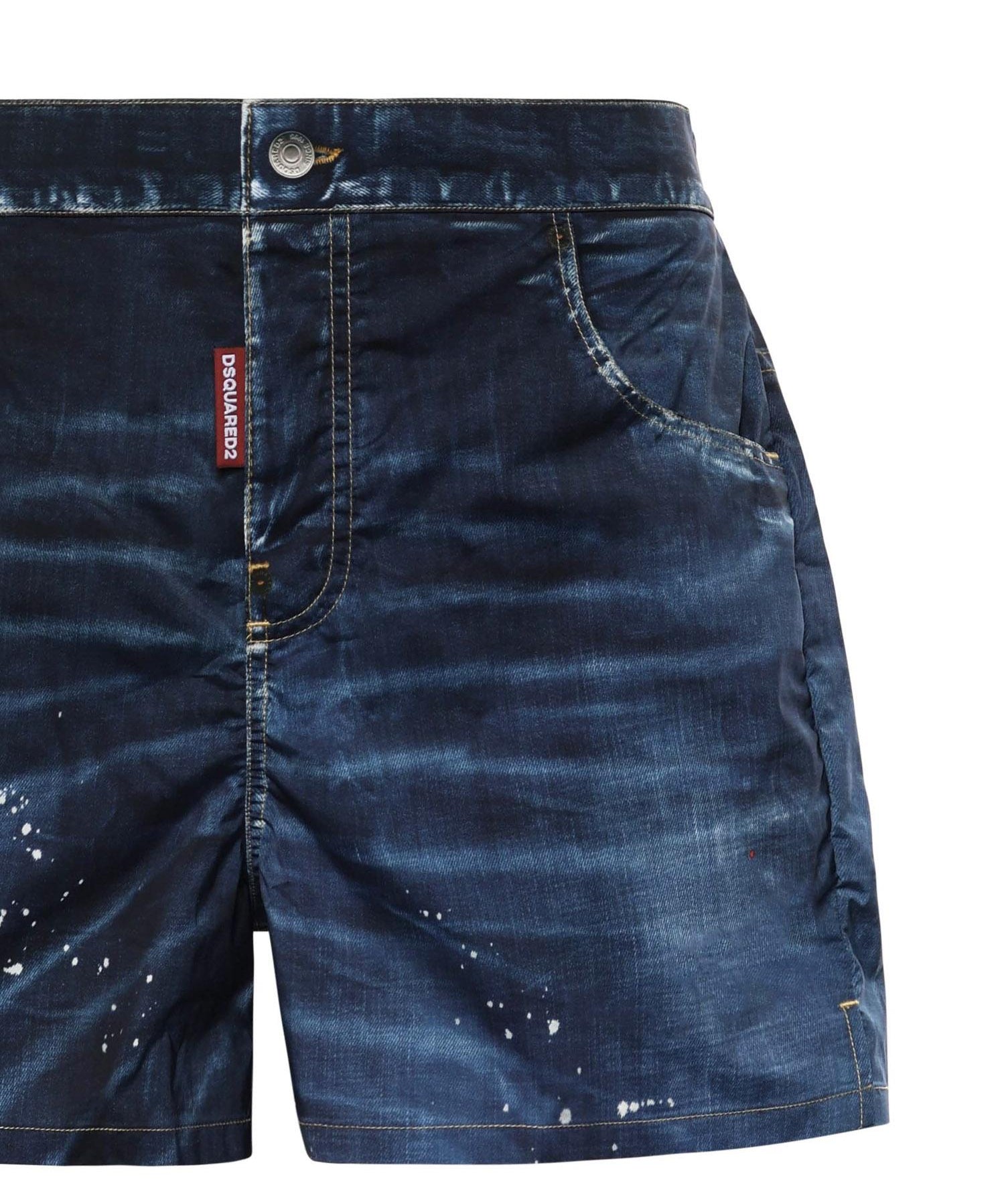 Boxer mare Five Pockets stile denim D7B626690 427 DSQUARED2 