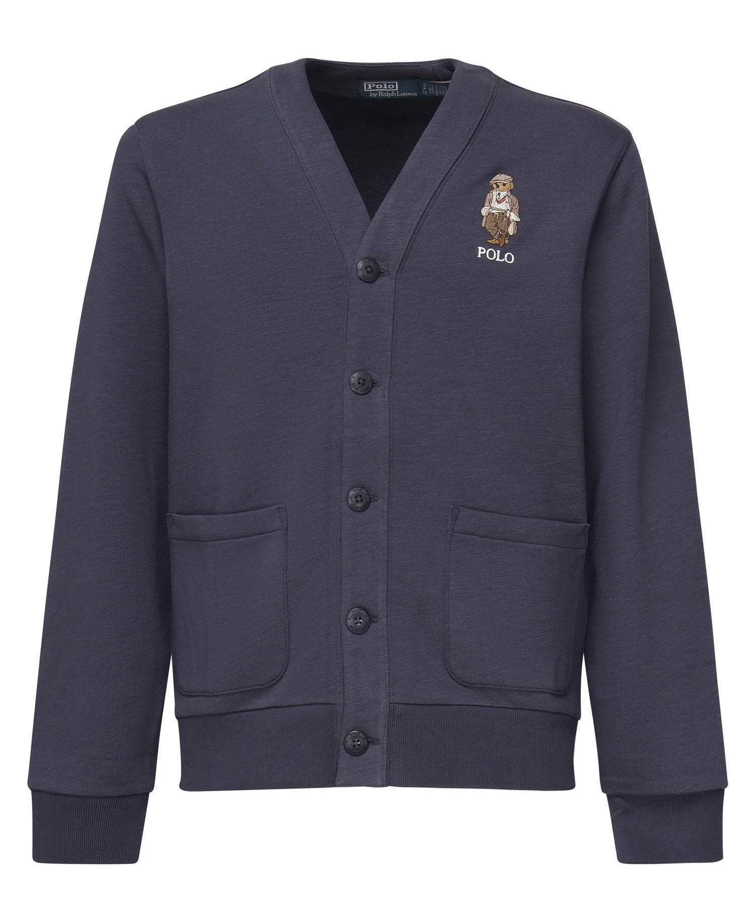 Cardigan con ricamo logo 710980316 001 POLO RALPH LAUREN 