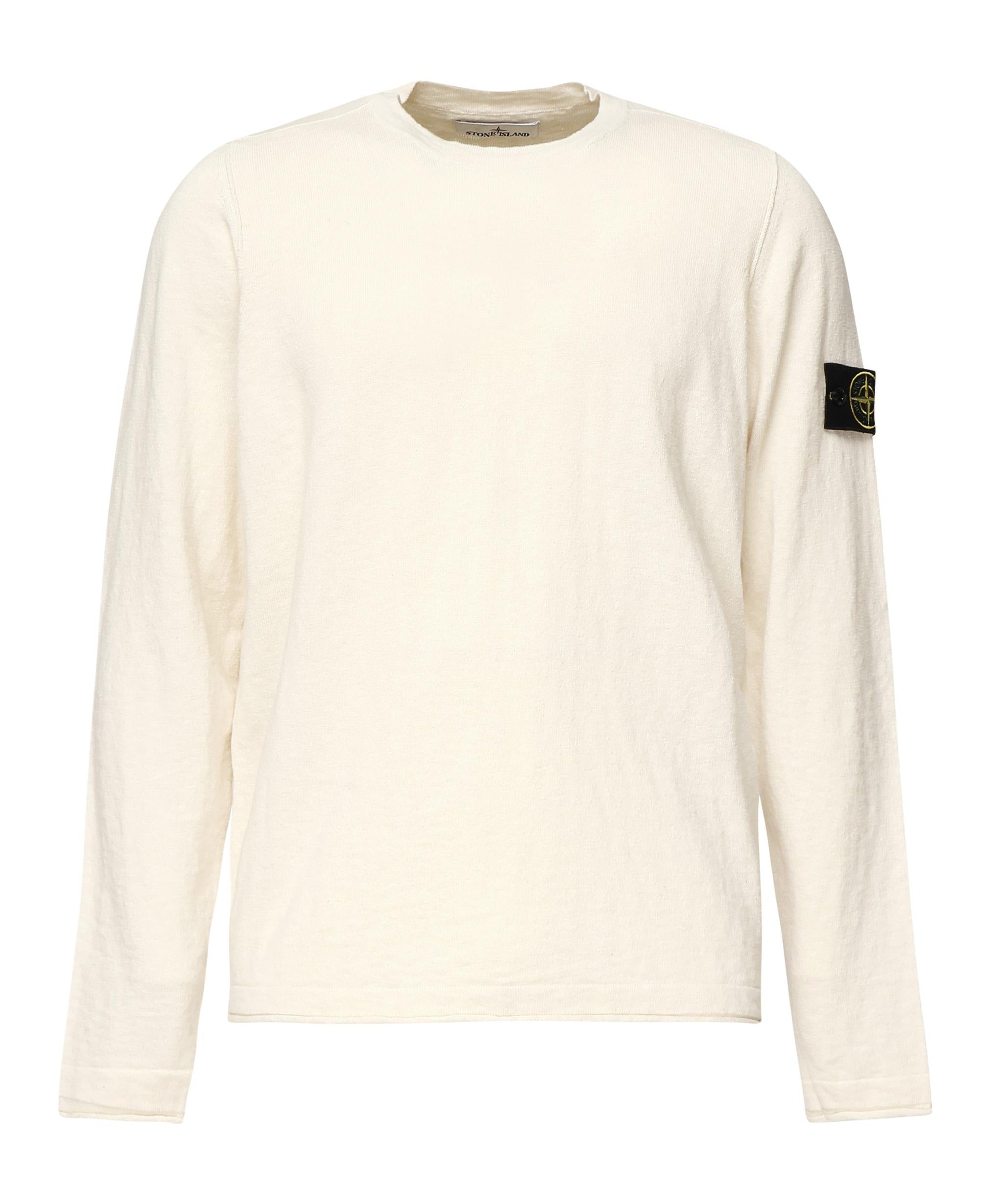 Maglione girocollo con piccoli risvolti K1S155100052 S00B0V0093 STONE ISLAND 