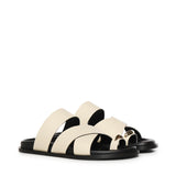 Sandali Plongè in pelle A57240 IVORY CARMENS 