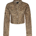 Giacca denim leopardata 5YGN14 7362AP1TO MARCIANO BY GUESS 