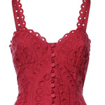 Abito midi Solace in cotone 263614 FUCHSIA CHARO RUIZ 