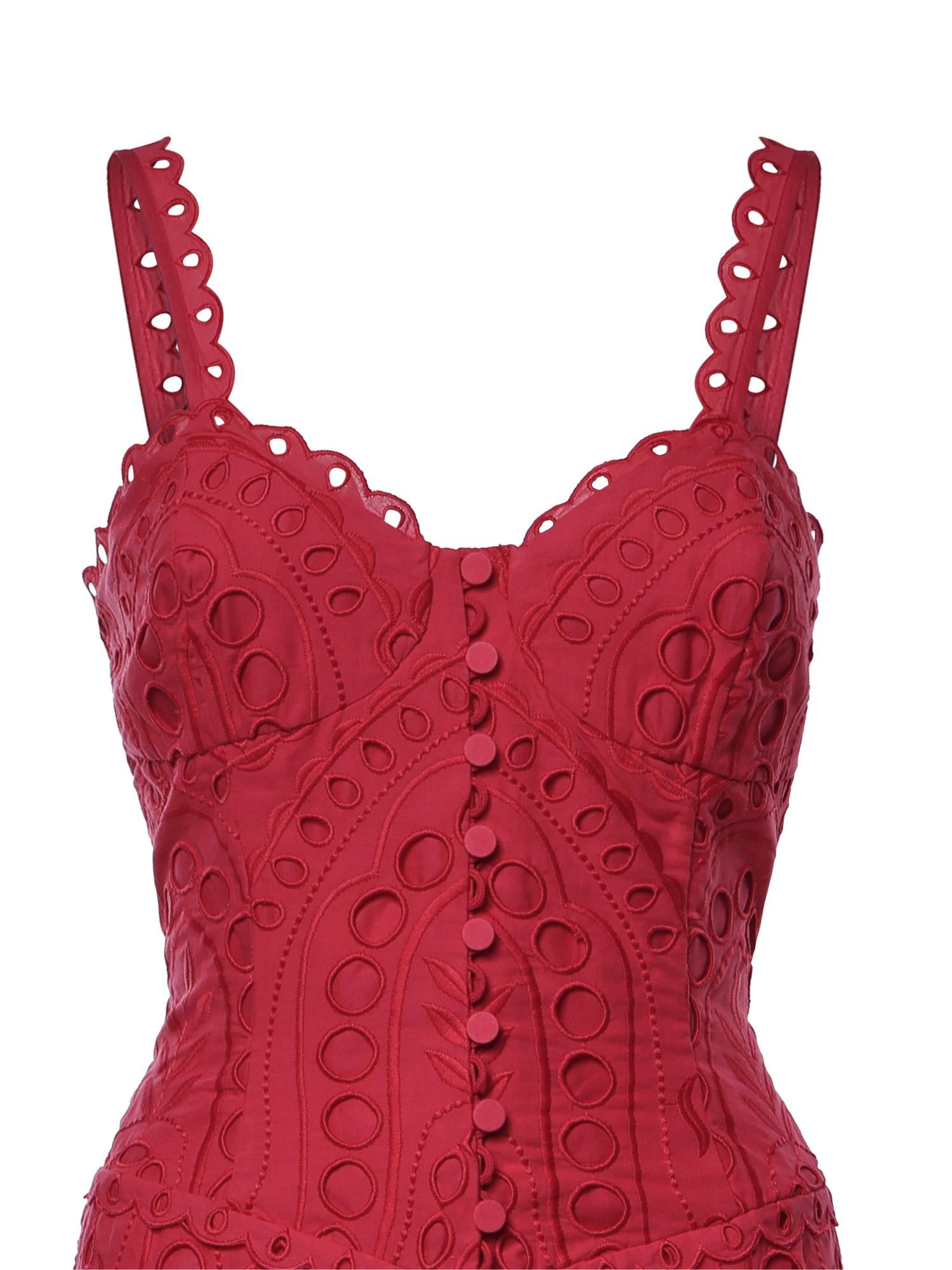 Abito midi Solace in cotone 263614 FUCHSIA CHARO RUIZ 