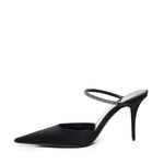 Slingback Barbara in satin 799715 9QN0A1021 SAINT LAURENT 
