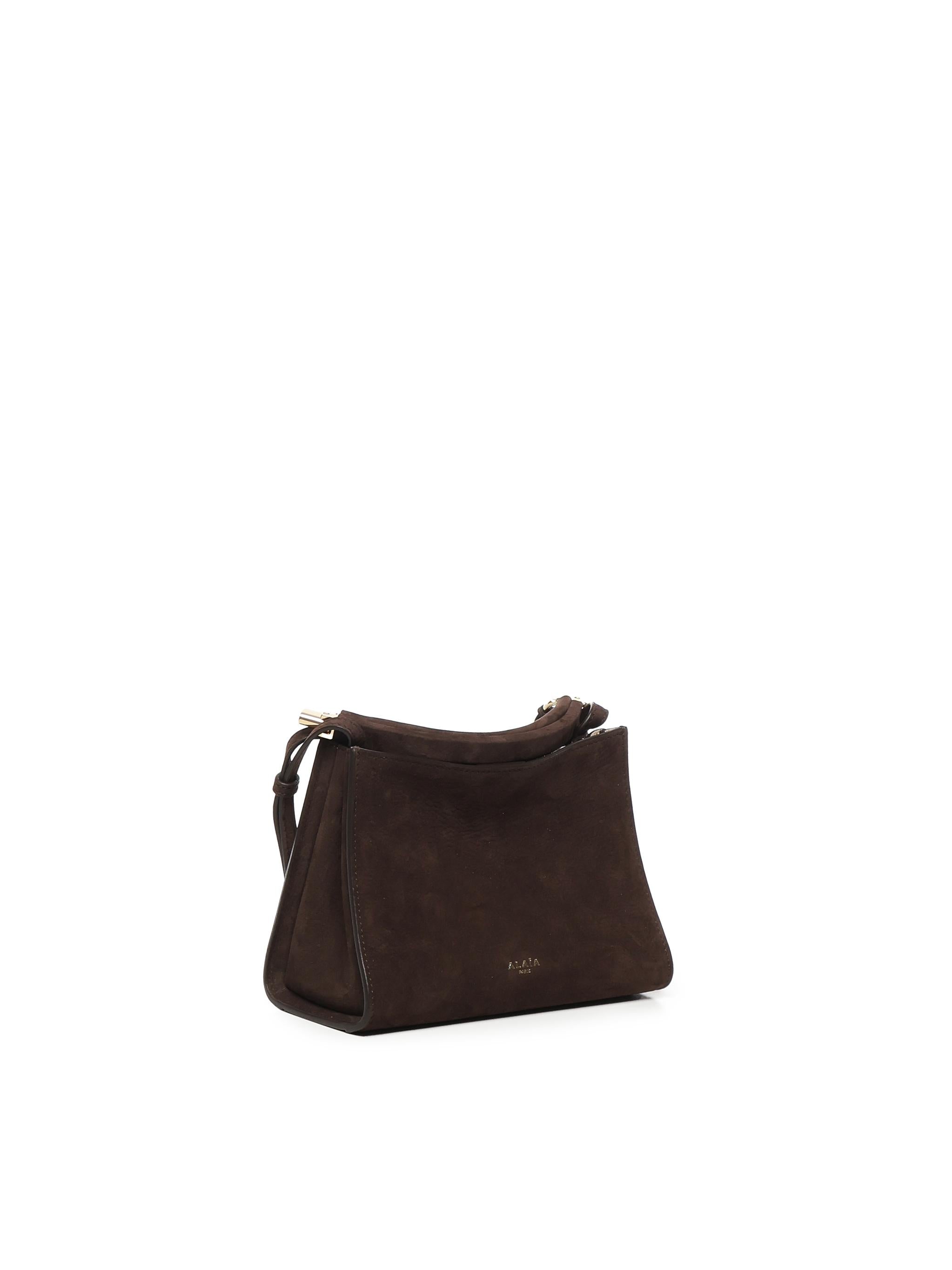 Mini bag Le Click in nabuk AA1S01420CA214 733 ALAIA 