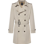 Trench in microfaille misto cotone NAM60520320ZAV C002 FAY 