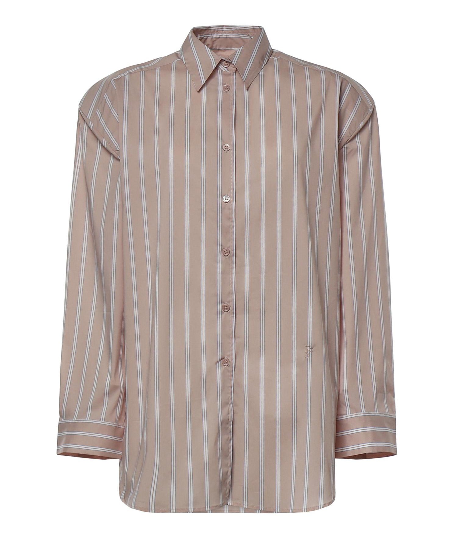 Camicia Oana a righe in misto cotone CHFS22087608  THE FRANKIE SHOP 