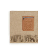 Sciarpa in lana e cashmere FSA5SS1W01 2140 LOEWE 
