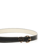 Cintura in pelle con logo<BR/> 102820 A158Z99Q PINKO 
