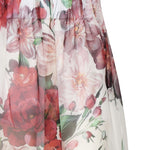 Gonna longuette stampa Rose F4BBOT IS1Y6HA5PD DOLCE & GABBANA 