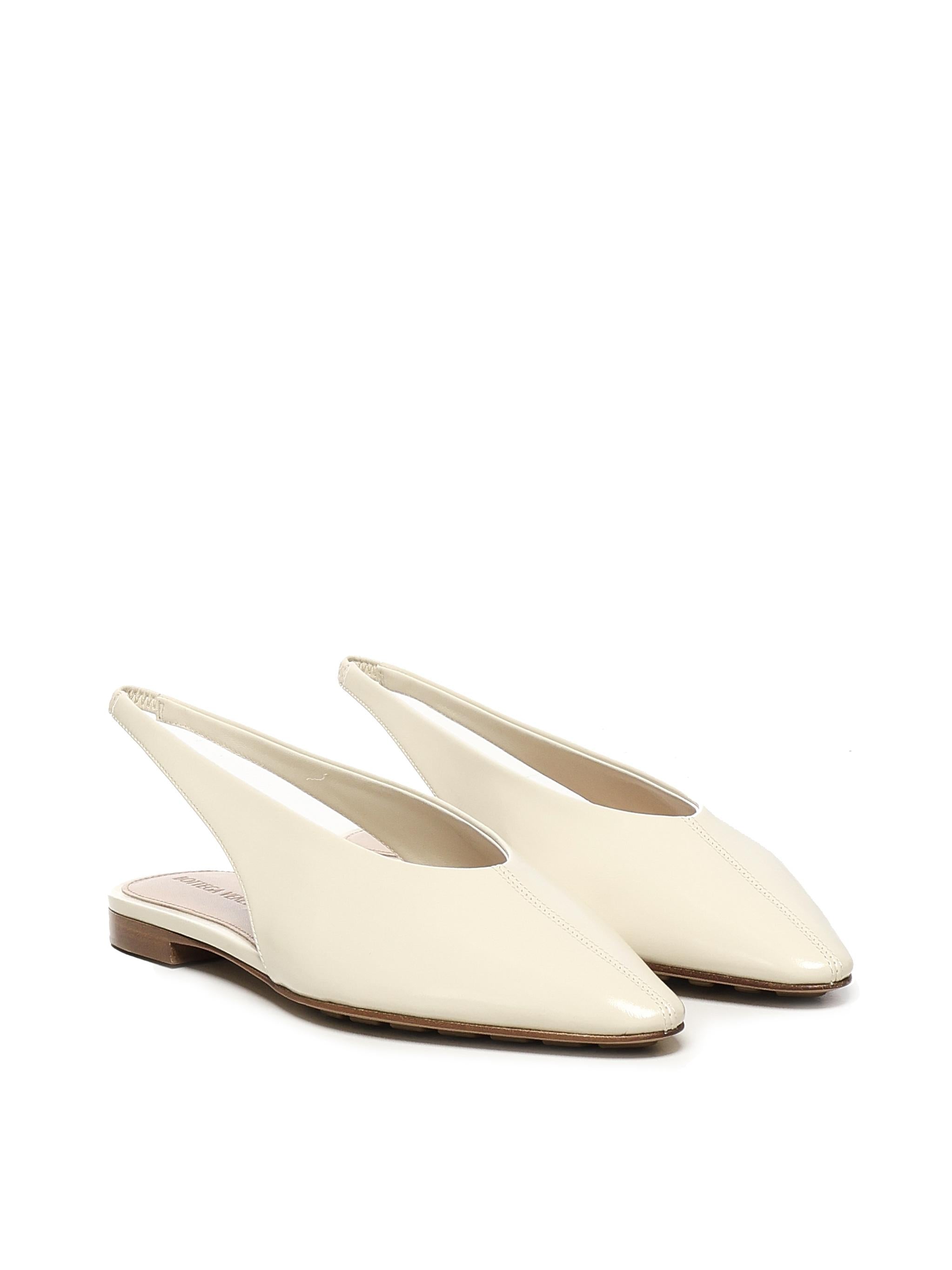 Ballerine slingback Sofia in pelle di vitello lucida 827702 V3H909031 BOTTEGA VENETA 