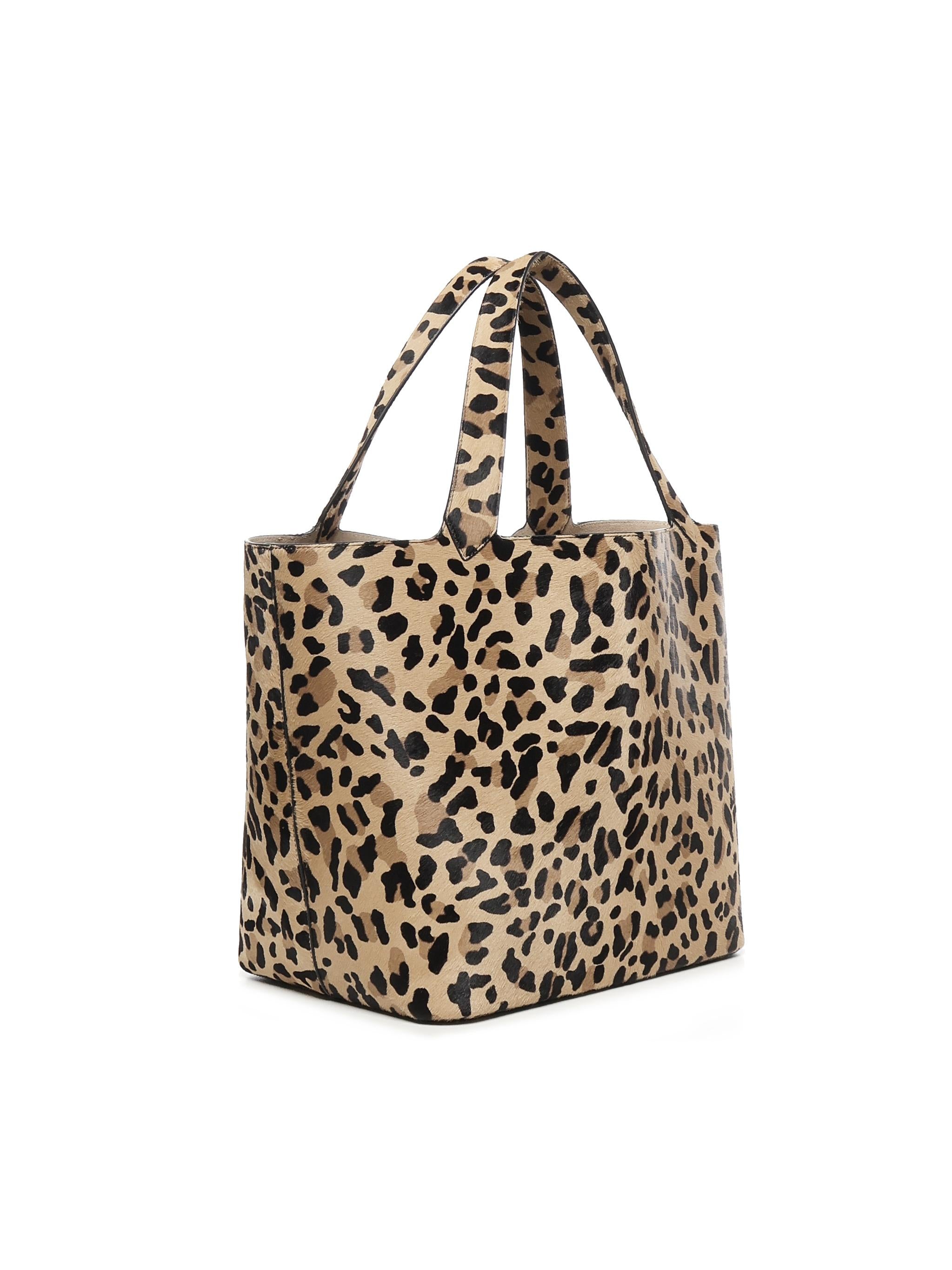 Borsa Le Cabas in cavallino leopardato AA1S15042CA329 157 ALAIA 