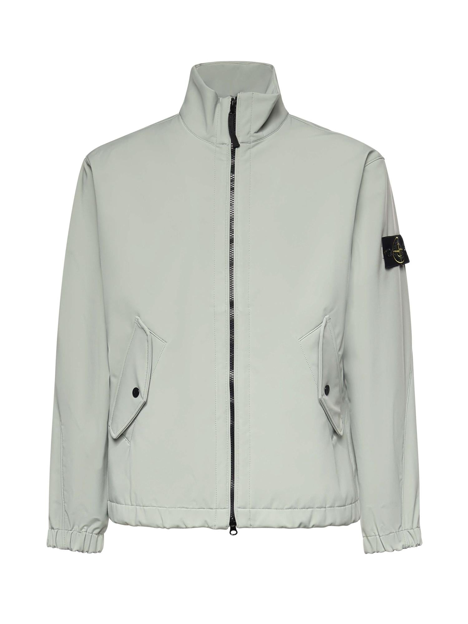 Giacca light soft shell-r e.dye technology con logo L1S154100022 S0A22V0055 STONE ISLAND 