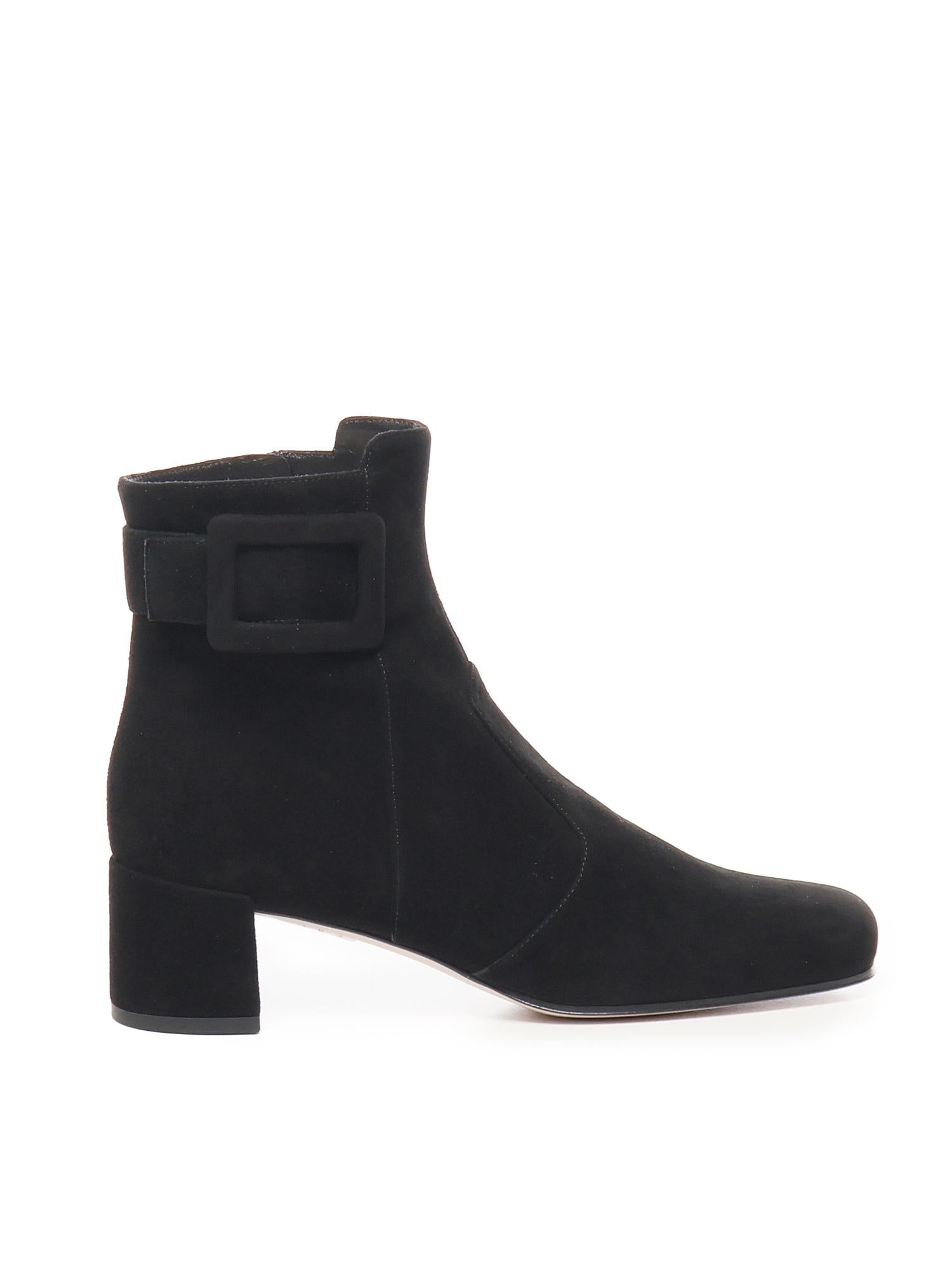 Stivaletti Très Vivier in camoscio RVW75140570HR0 B999 ROGER VIVIER 