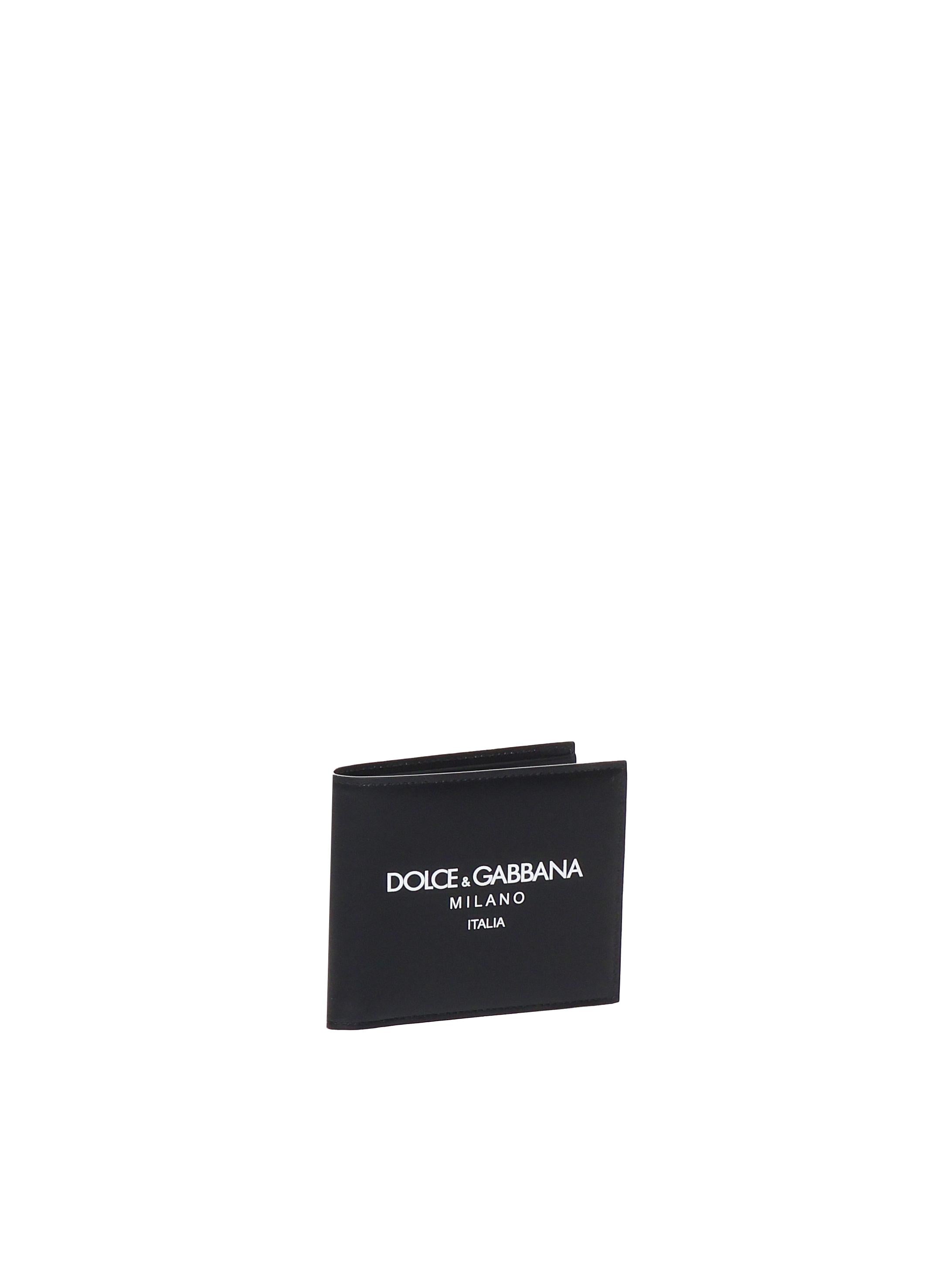 Portafoglio bi-fold con stampa logo BP1321 AN244HNII7 DOLCE & GABBANA 