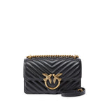 Borsa piccola a tracolla Love Bag One Chevron 100074 A0GKZ99Q PINKO 