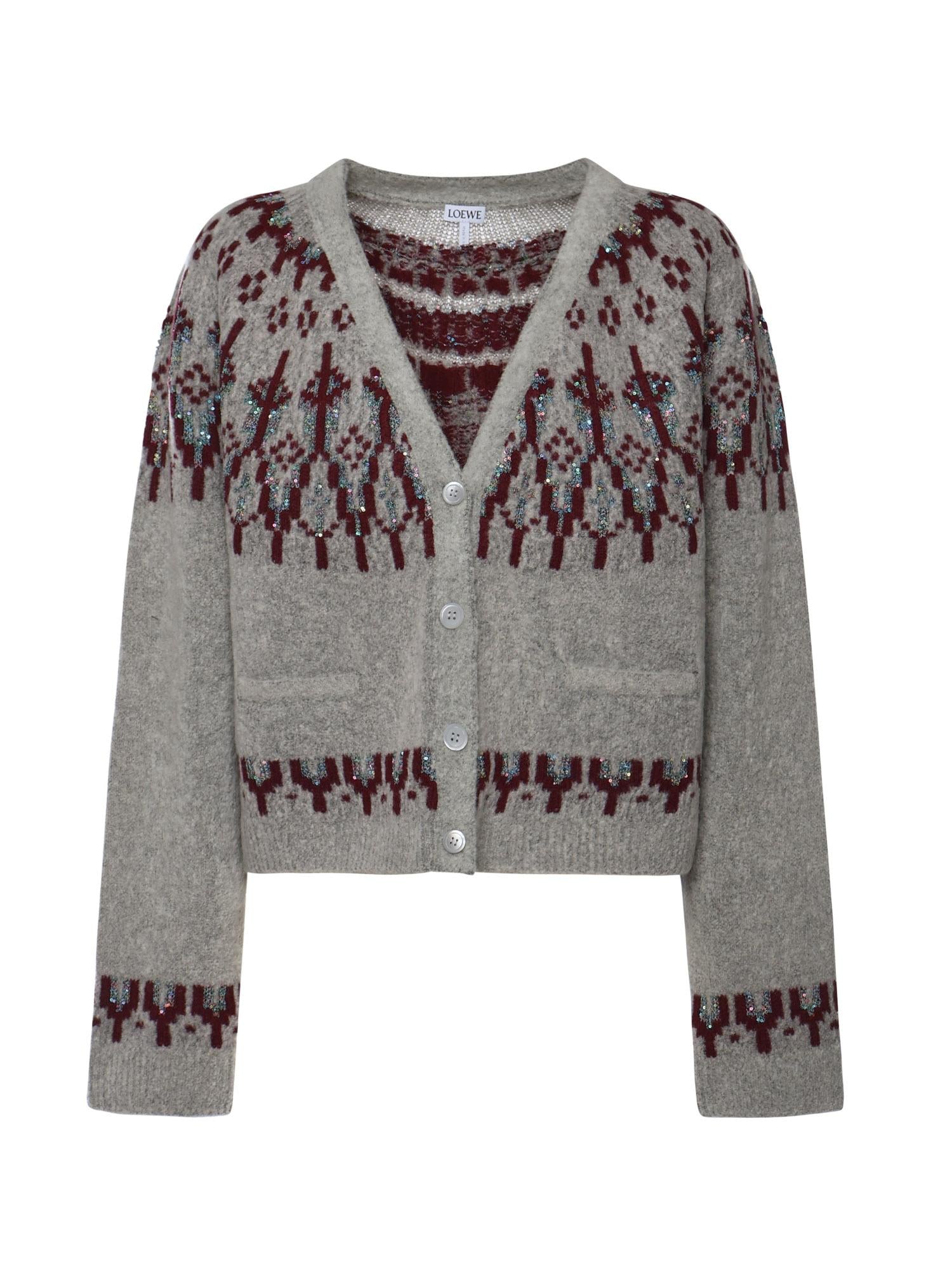 Cardigan in misto lana S359Y16KAN 1357 LOEWE 