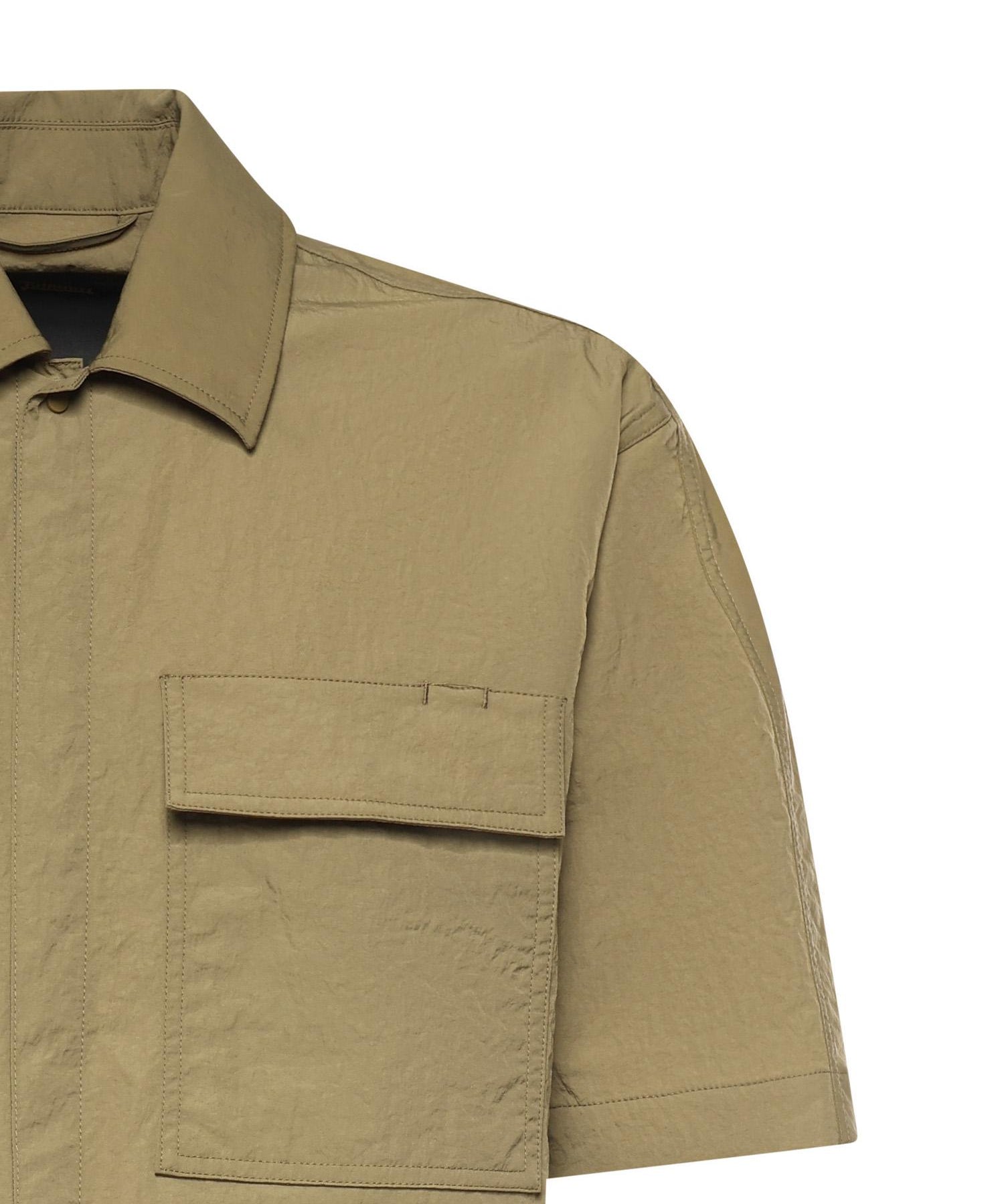 Camicia in tech-crincle CM00015UL 128277305 LAMINAR 