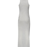Vestito smanicato in maglia metallizzata 105146 A2LOI12 PINKO 