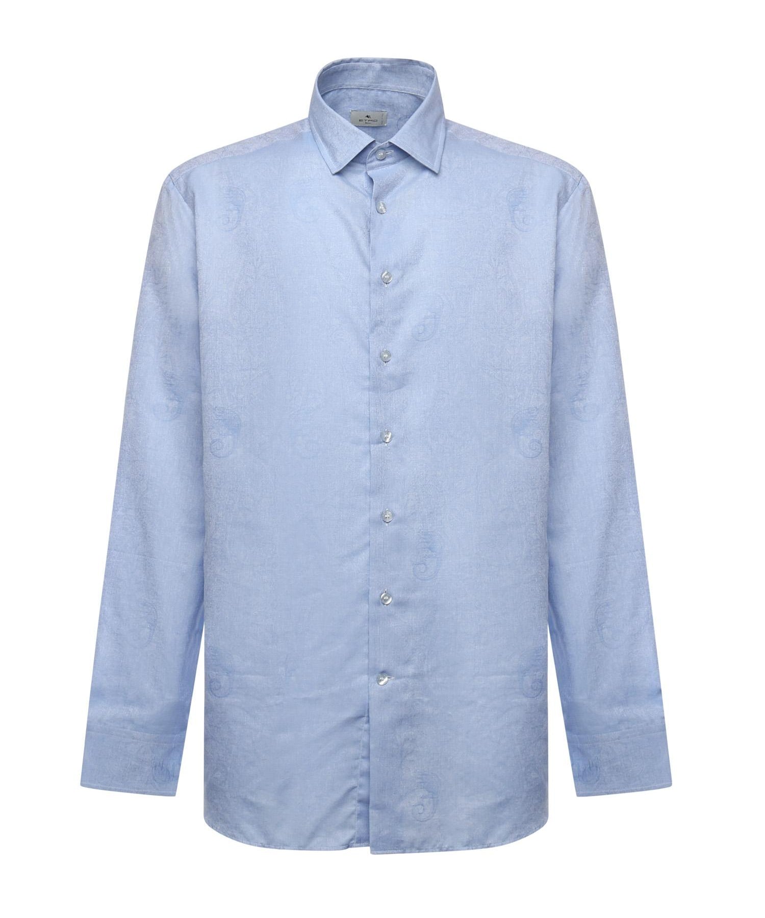 Camicia in cotone e jacquard con stampa gechi MRIB0001 99TJ590B0028 ETRO 