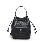 Borsa a mano piccola Cargo Bucket Bag in pelle 105112 A2JCZ99E PINKO 