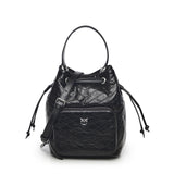 Borsa a mano piccola Cargo Bucket Bag in pelle 105112 A2JCZ99E PINKO 