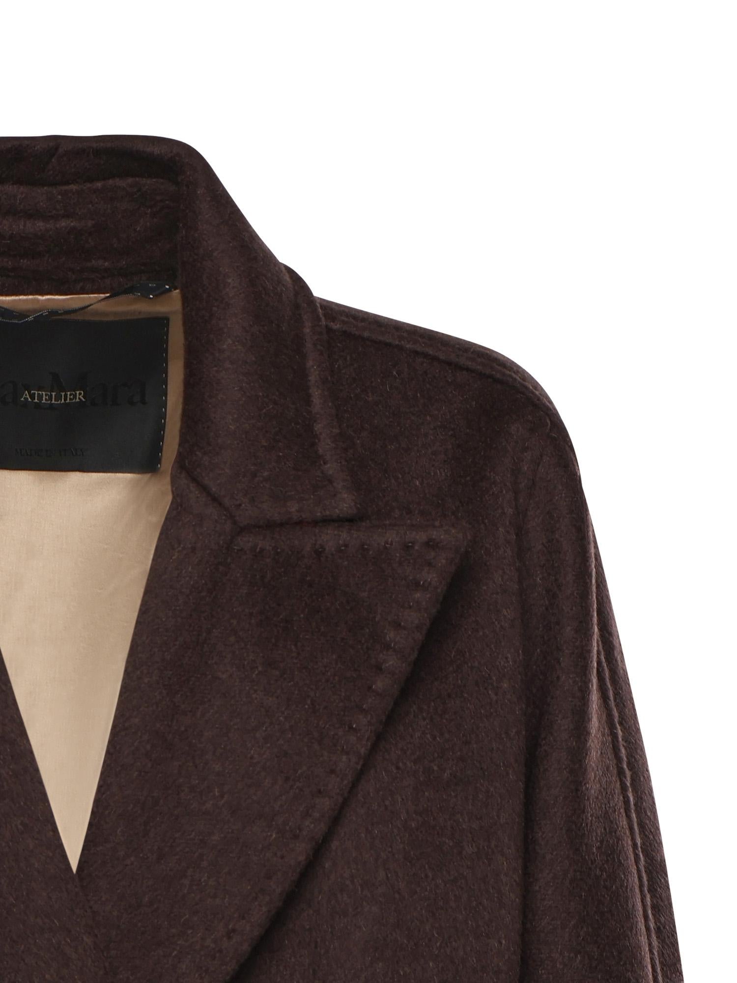 Cappotto in cashmere alpaca e lana<BR/> 2521016105600 001 MAX MARA 