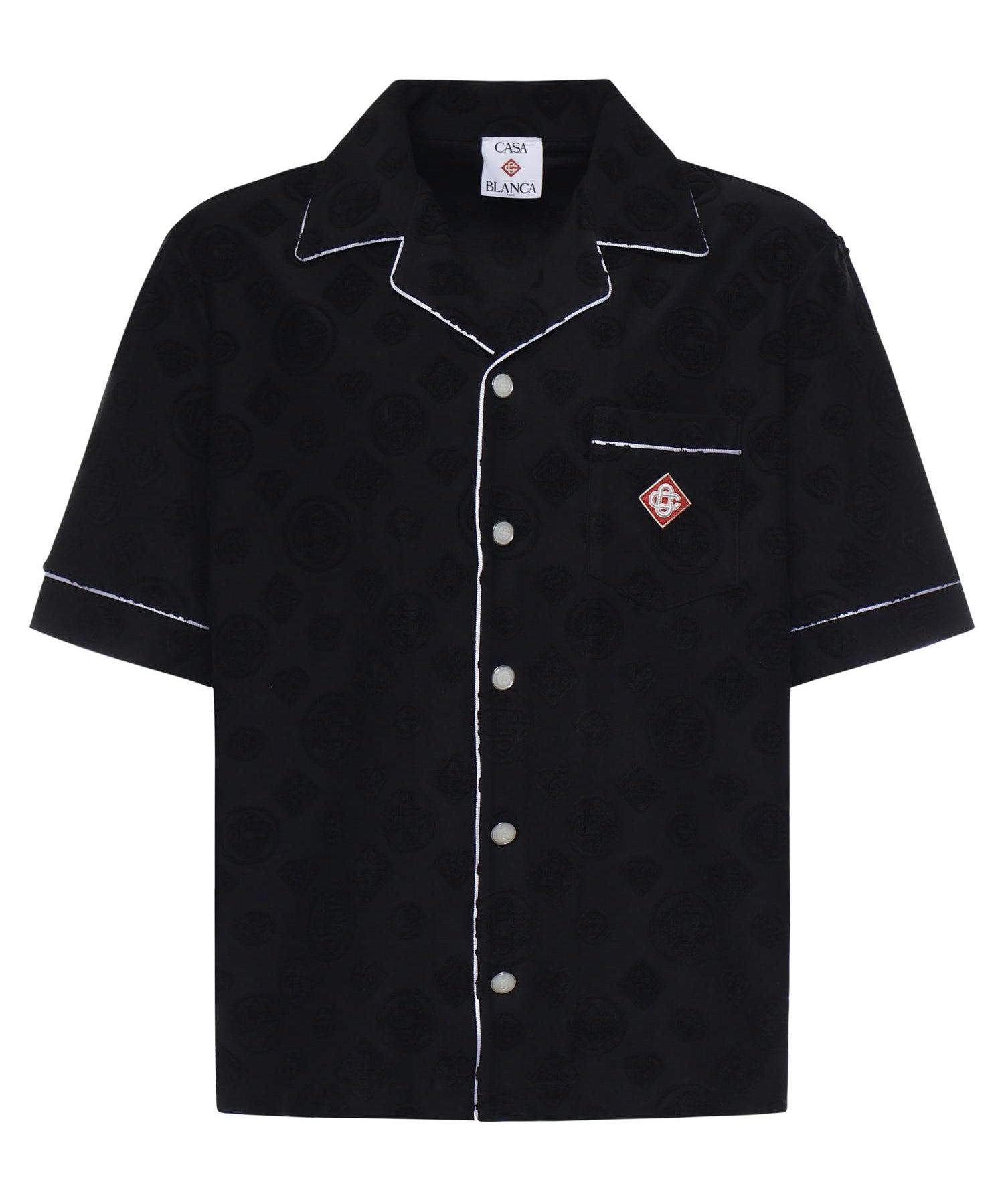Camicia in spugna con monogramma MSP26SH085 02 CASABLANCA 