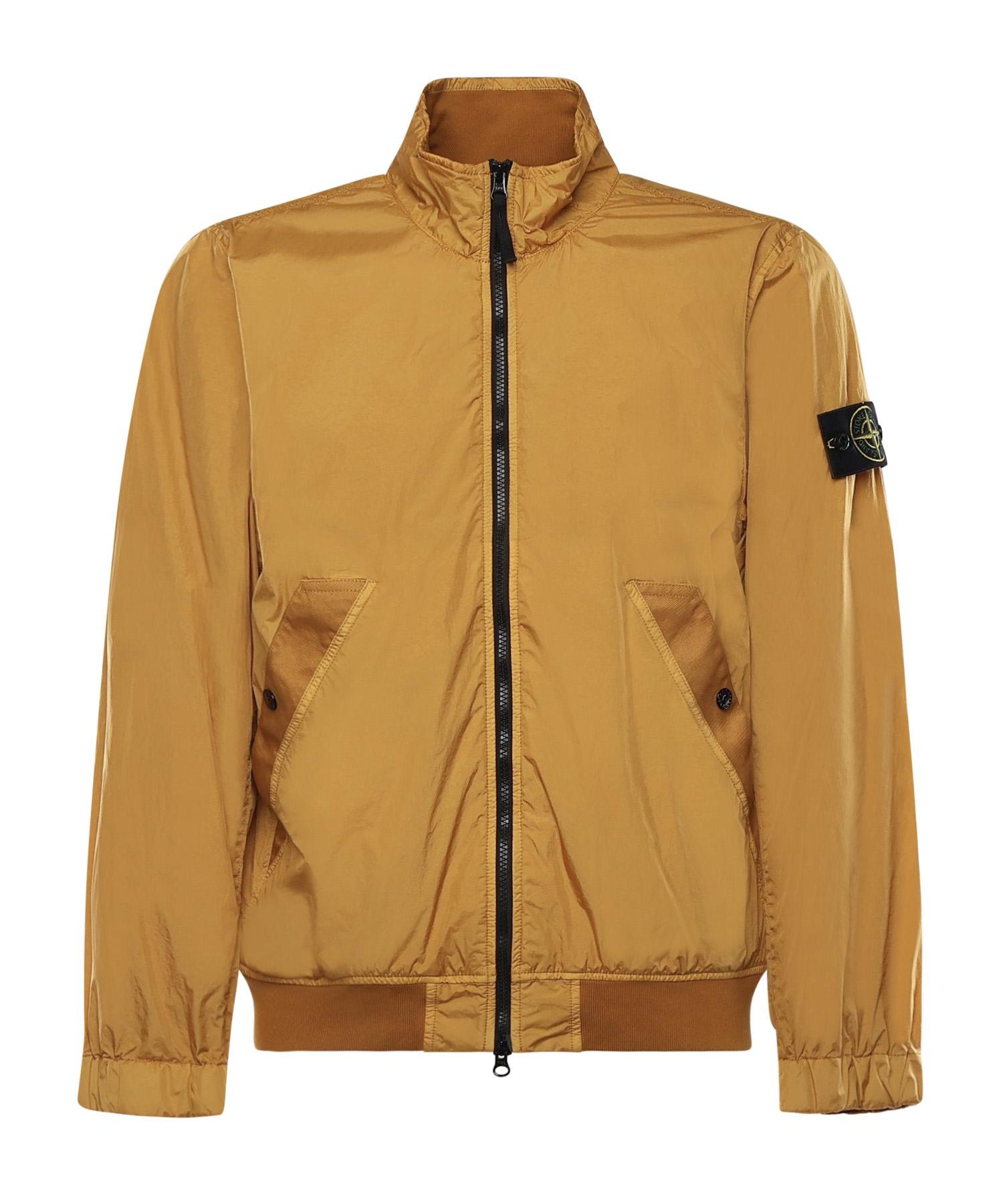 Giacca antigoccia in reps di nylon con logo L1S154100111 S0A23V0034 STONE ISLAND 