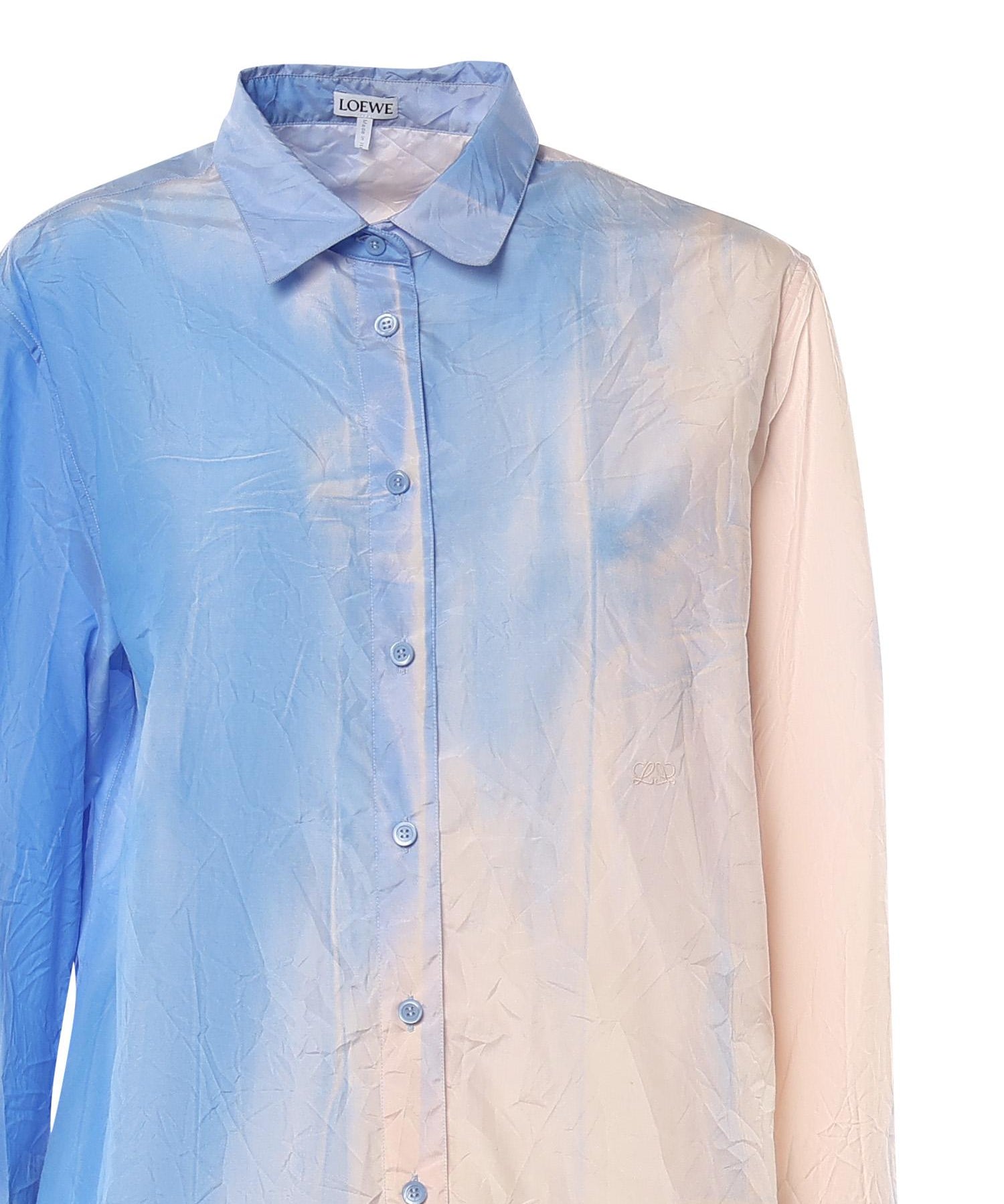 Camicia in cotone tecnico con stampa sfumata S540Y05XCX 5140 LOEWE 