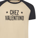 T-shirt con stampa Chez Valentino 7V3MG17D AYCQT3 VALENTINO GARAVANI 